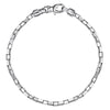 Sterling Sliver Box Bracelet 8in