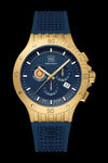 GOLDEN STEEL CASE 44MM BLUE SI