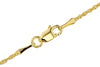 14K Yellow Gold 1.55mm Rope Chain 18"