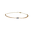 14K YG 1CTW DIA .40CT SAPPHIRE BUTTERCUP CHAIN BRACELET7"