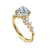 14K Yellow Gold Cove Diamond Sprinkle Engagement Ring S2086891