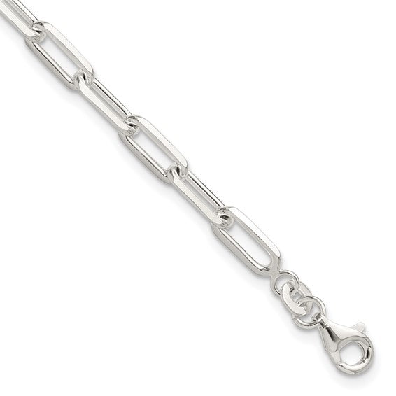 S/S PAPERCLIP CHAIN 18IN