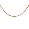 14KY HOLLOW ROPE CHAIN 20IN