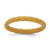 Gold Metallic Silicone 3MM Braided Band - Size 8