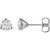 14K Gold 1CTW Diamond Stud Earrings SI