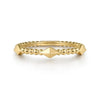 BUJUKAN 14K YG PYRAMID RING SZ.