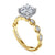 2.5CT Center Claudia 14K Gold Engagement Semi-Mount Ring S2086900