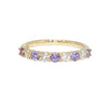 14K YG .52CTW TANZANITE .34CTW