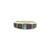 Estate 14kt Yellow Gold Multi Inlay Band