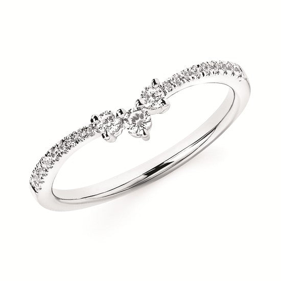 14kt White Gold .20ctw G-H Si1/Si2 Diamond Band