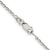 STERLING 1.95MM CABLE CHAIN 24.