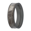 Men's 5MM Meteorite Ring with Zirconium