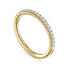 14K Yellow Gold .21CTW Diamond Band.