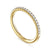 14K Yellow Gold .21CTW Diamond Band.