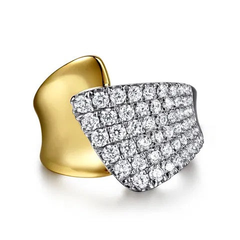 14K T/T 1.06CTW G-H SI DIA BYP