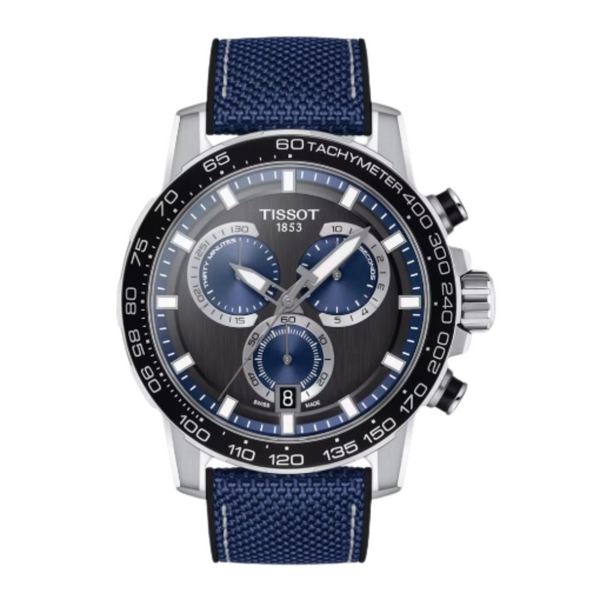 Tissot Superstar Chronograph Blue Watch.