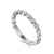 14K .84CTW Single Prong Set Diamond Band.