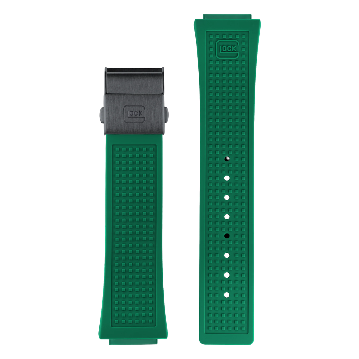 GLOCK Racing Green Silicone Strap with Gunmetal 22 - Fits GW6, GW15, GW23