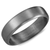 Men's Tantalum 6MM Rounded Edge Ring with Sandpaper Finish Size 10