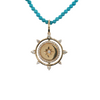 14kt Yellow Gold .39ctw Diamond North Star Medallion Charm