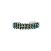Estate Sterling Sliver Baby Turquoise Cuff