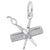 Sterling Silver Comb & Sisscors Charm.