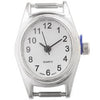 599918 9MM OVAL WATCH WHITE DI.