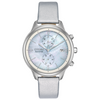 Citizen Eco Drive Silver Tone Chandler Watch with Mother of Pearl Dial FB2000-03D