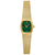 Bulova Goddess of Time Goldtone Malachite Watch 97L184