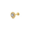 BUJUKAN 14K YG .03CT G-H SI+ S