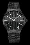 BLACK STAINLESS 44MM WHITE MAR