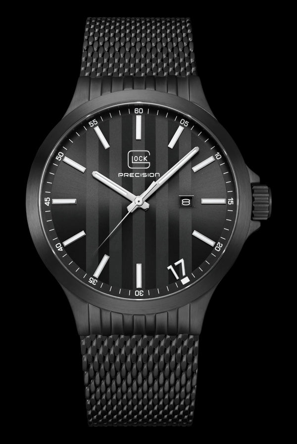 BLACK STAINLESS 44MM WHITE MAR