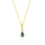 18kt Yellow Gold .30ct Alexandrite .09ctw Diamond Pendant W/Report