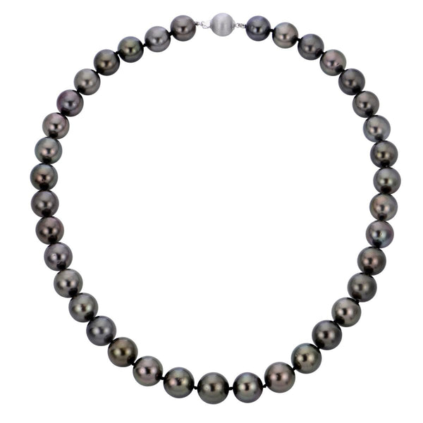 14K WG 9-11MM TAHITIAN STRAND
