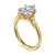 14K Yellow Gold Blaise 2CT Oval Engagement Semi-Mount Ring S2124745
