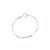 14kt Yellow Gold .20ctw Diamond Paperclip Toggle Bracelet
