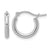 Leslie's 14k White Gold Hoop Earrings