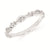 14K WG .17CTW I I1 DIAMOND BAN