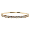 14kt Yellow Gold 2.5ctw Diamond Flex Bangle