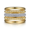 BUJUKAN 14K YG .68CTW G-H SI+