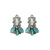 S/S 3 TURQ SOUTHWESTERN EARRINGS