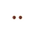 14kt Yellow Gold .44ctw Bezel Set Garnet Studs