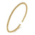 BUJUKAN 14K YG SPLIT BANGLE SZ