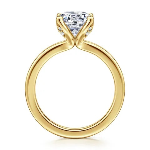 14K Yellow Gold Engagement Ring "Abley"