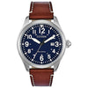 ECO DRIVE GARRISON BROWN LEATH.