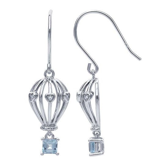 STERLING BLUE TOPAZ HOT AIR BA.