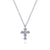 Bujukan Sterling Sliver Beaded Cross 17.5in S2299989