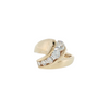 Estate 14kt Yellow Gold Moissanite Ring