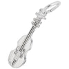 Sterling Silver Violin Charm.