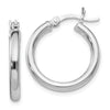 STERLING 2.5X19MM HOOP EARRING